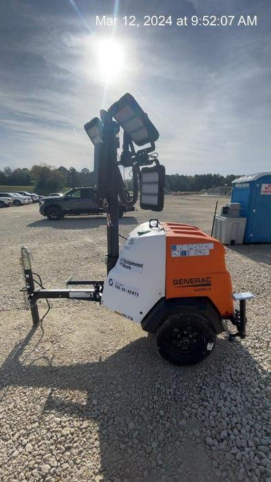 2024 Generac MLT2 Diesel, Flex Switch 120V Input, Powerzone Controller, 
(4) 320W LED Lights, 4kW Generator, 39.9 Gal Fuel Tank, 2" Ball, T3