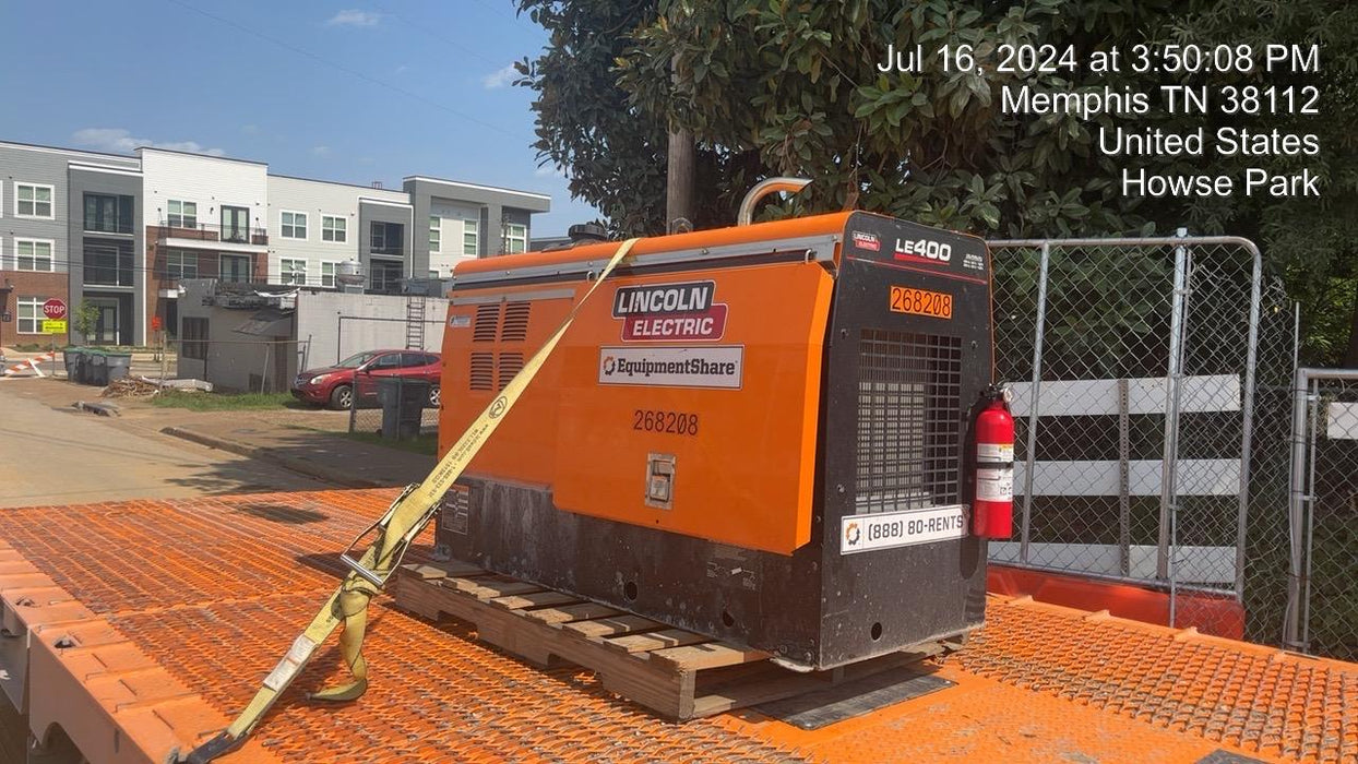 2022 Lincoln Electric LE400 Kubota V1505, Trlr, Cable Rack, Light Kit, ES Decals, T3