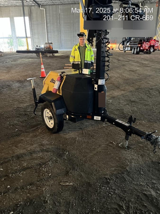 Allmand NLV3GR 3kW Light Plant - LED