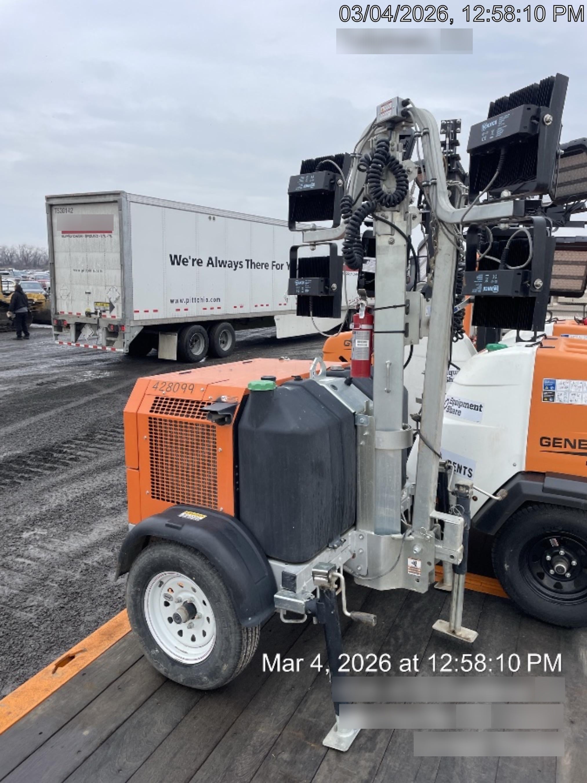 2024 Wanco WLTT-4MM4K Diesel, Deep Sea Controller, Shore Power Plug, Auto Start, (4) 350W LED Floodlights, 4kW Generator, 60 Gal Fuel Tank, 2" Ball, T3