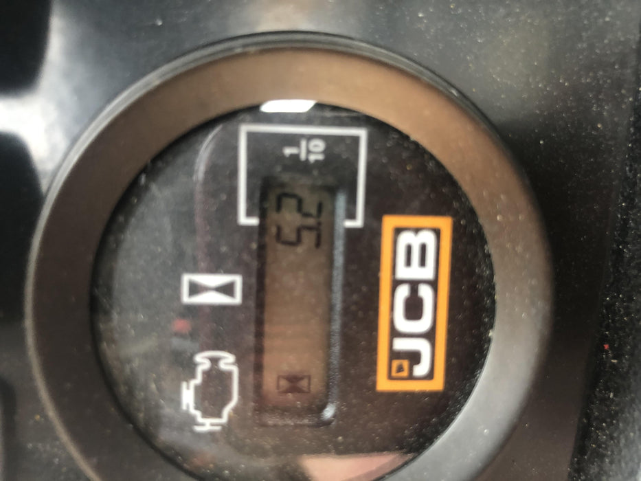 2019 JCB 512-56 Cab/Heat/Air, 109 HP, Solid Tires, STD Worklight, Beacon, Aux Hydraulics, Lifting Eye, Back up Alarm w/66" Carriage/60" Forks