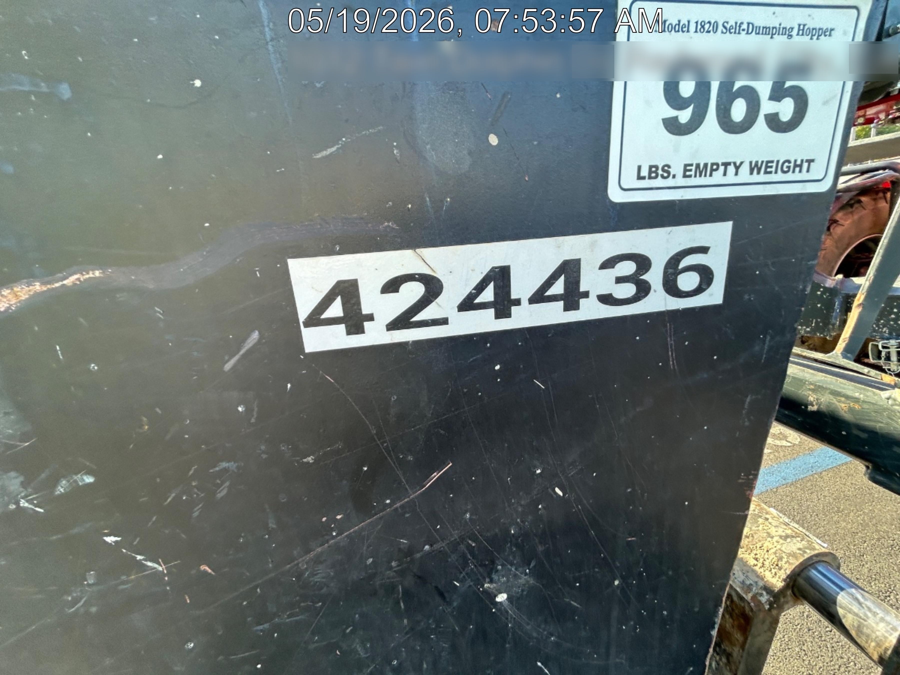 2024 STAR INDUSTRIES M-1820 - Self-Dump Hopper