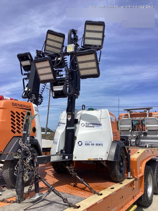 2023 Generac MLT2 Diesel, Flex Switch 120V Input, Powerzone Controller, (4) 320W LED Lights, 4kW Generator, 39.9 Gal Fuel Tank, 2" Ball, T3