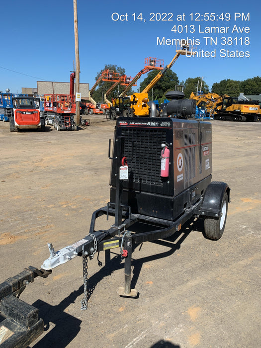 2021 Lincoln Electric Air Vantage 566 Air Vantage 566X Ready Pak 3 (includes trailer, cable rack, fender light kit); no telematics