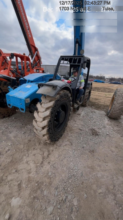 2018 Genie GTH-844 Genie GTH-844 w/ROPS, Work Lights, Solid Tires, RH Cab Mesh, Beacon, 60" Carriage and Forks