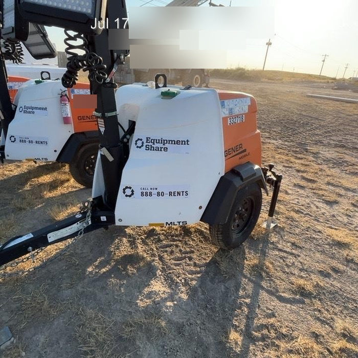 2023 Generac MLT2 Diesel, Flex Switch 120V Input, Powerzone Controller, (4) 320W LED Lights, 4kW Generator, 39.9 Gal Fuel Tank, 2" Ball, T3