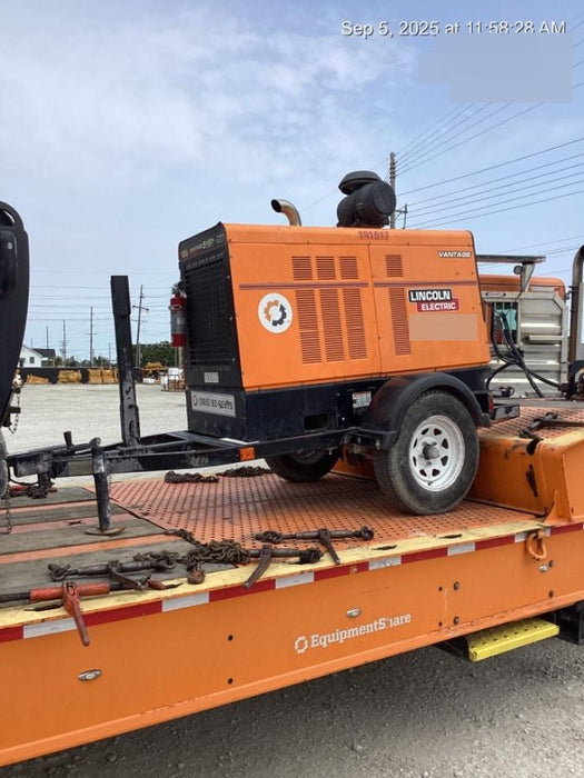 2021 Lincoln Electric Vantage 549X Ready Pak 3, ORANGE (includes trailer, cable rack, fender light kit)