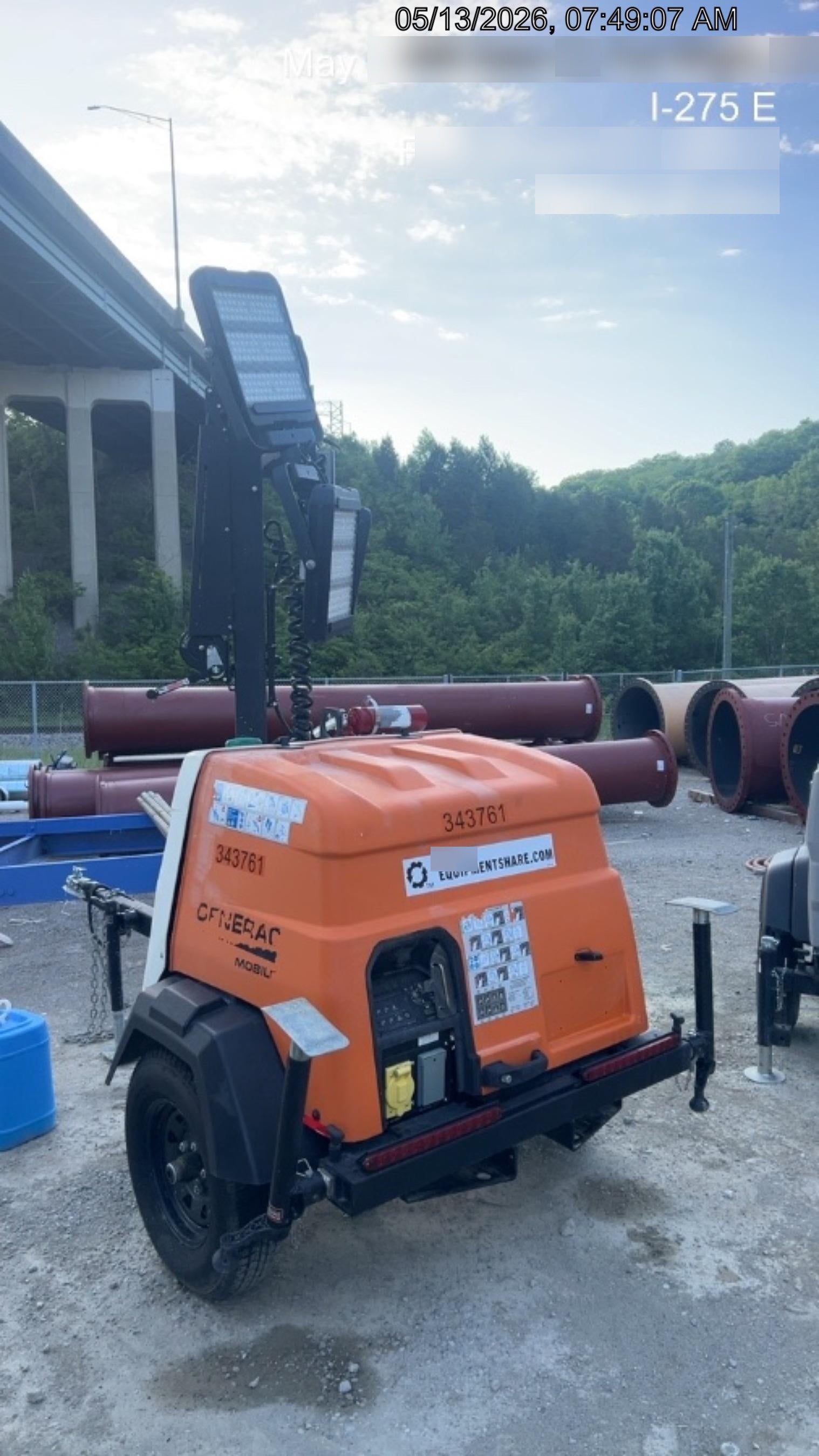 2023 Generac MLT2 Diesel, Flex Switch 120V Input, Powerzone Controller, (4) 320W LED Lights, 4kW Generator, 39.9 Gal Fuel Tank, 2" Ball, T3