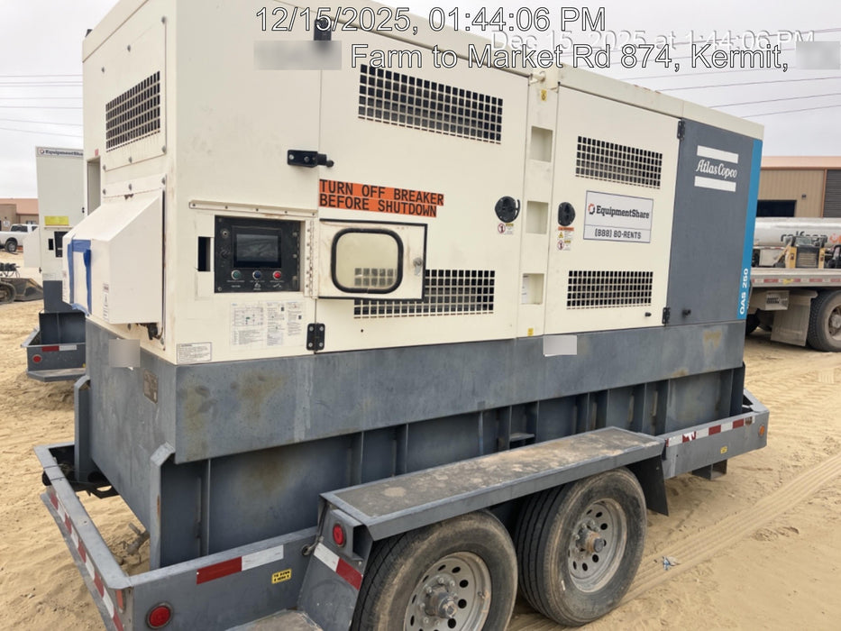 2020 ATLAS COPCO QAS250