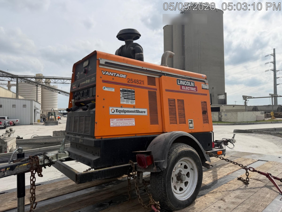 2022 Lincoln Electric Vantage 549X Crosslink Technology, Trailer Mounted, ES Decals, T3