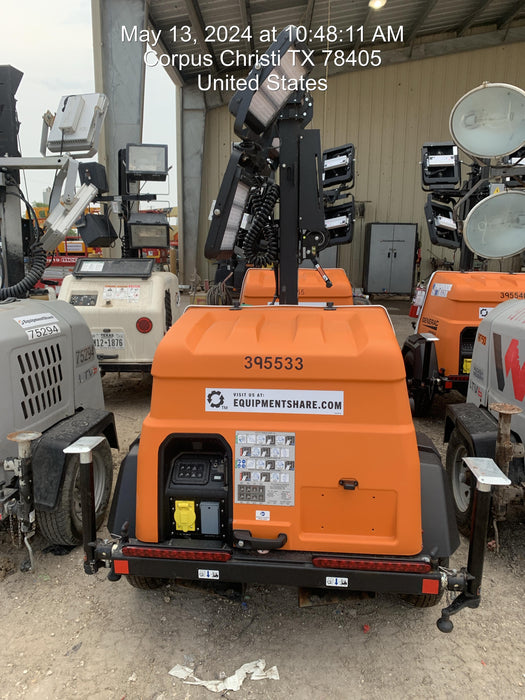 2024 Generac MLT2 Diesel, Flex Switch 120V Input, Powerzone Controller, 
(4) 320W LED Lights, 4kW Generator, 39.9 Gal Fuel Tank, 2" Ball, T3