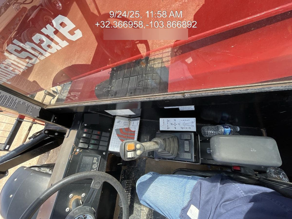 2020 Manitou MTA10055 Canopy, LED Work Lights, Solid Tires, Lift Hook, Beacon, Auxiliary Hydraulics w/66" Carriage and 60" Forks