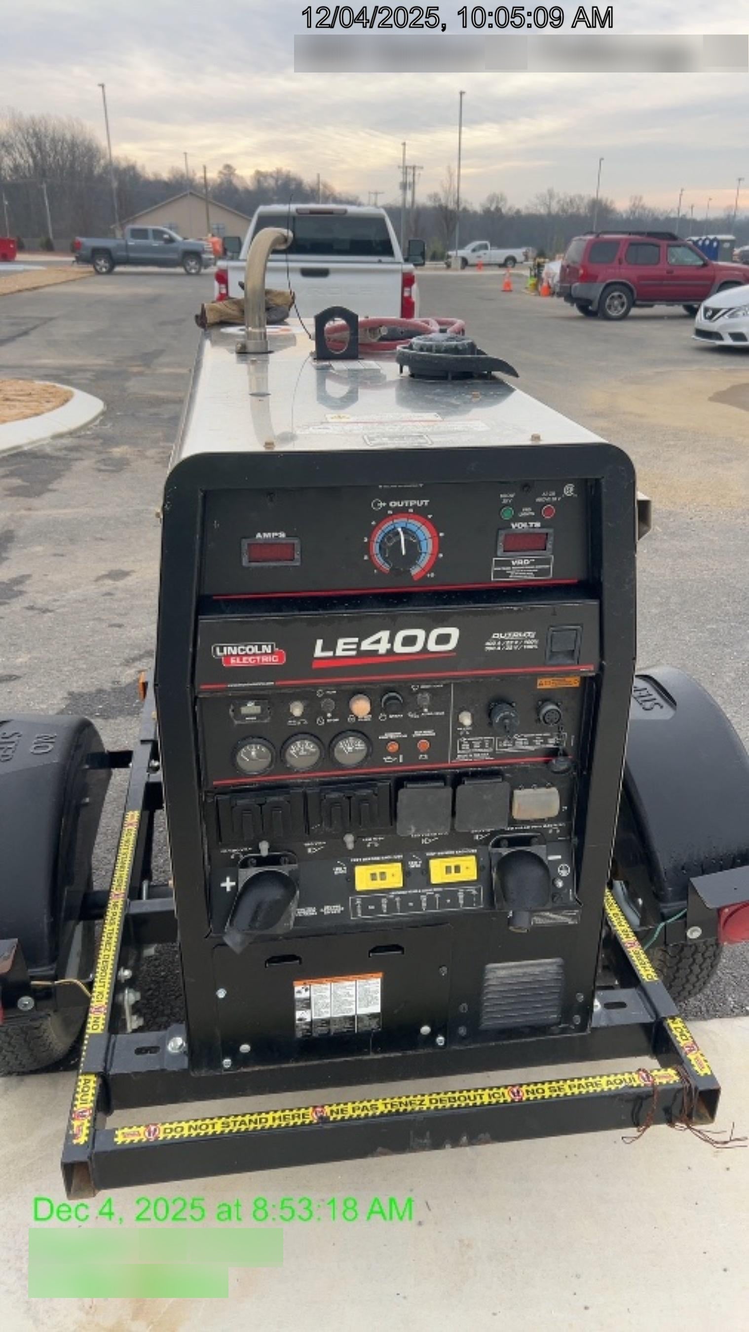 2024 Lincoln Electric LE400 Kubota V1505, Trlr, Cable Rack, Light Kit, ES Decals, T3