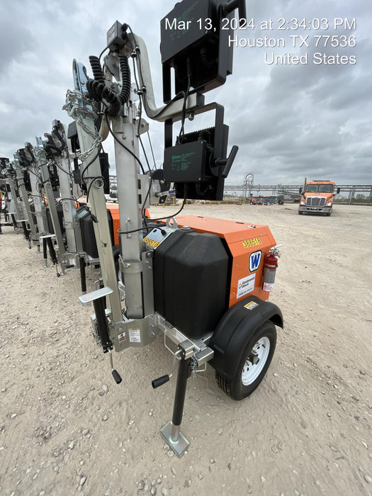 2024 Wanco WLTT-4MM4K Diesel, Deep Sea Controller, Shore Power Plug, Auto Start, (4) 350W LED Floodlights, 4kW Generator, 60 Gal Fuel Tank, 2" Ball, T3