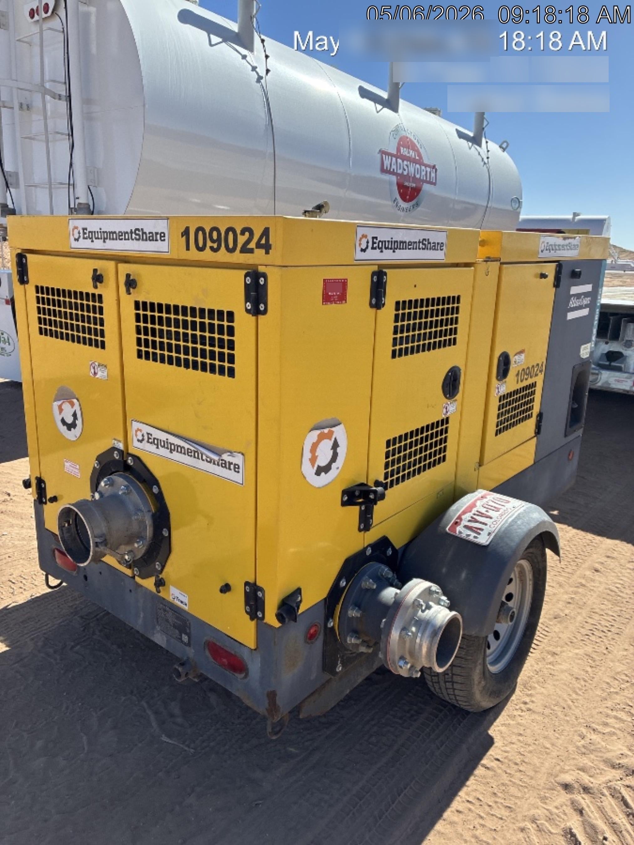 2020 ATLAS COPCO PAS 150 HF CS Enclosed