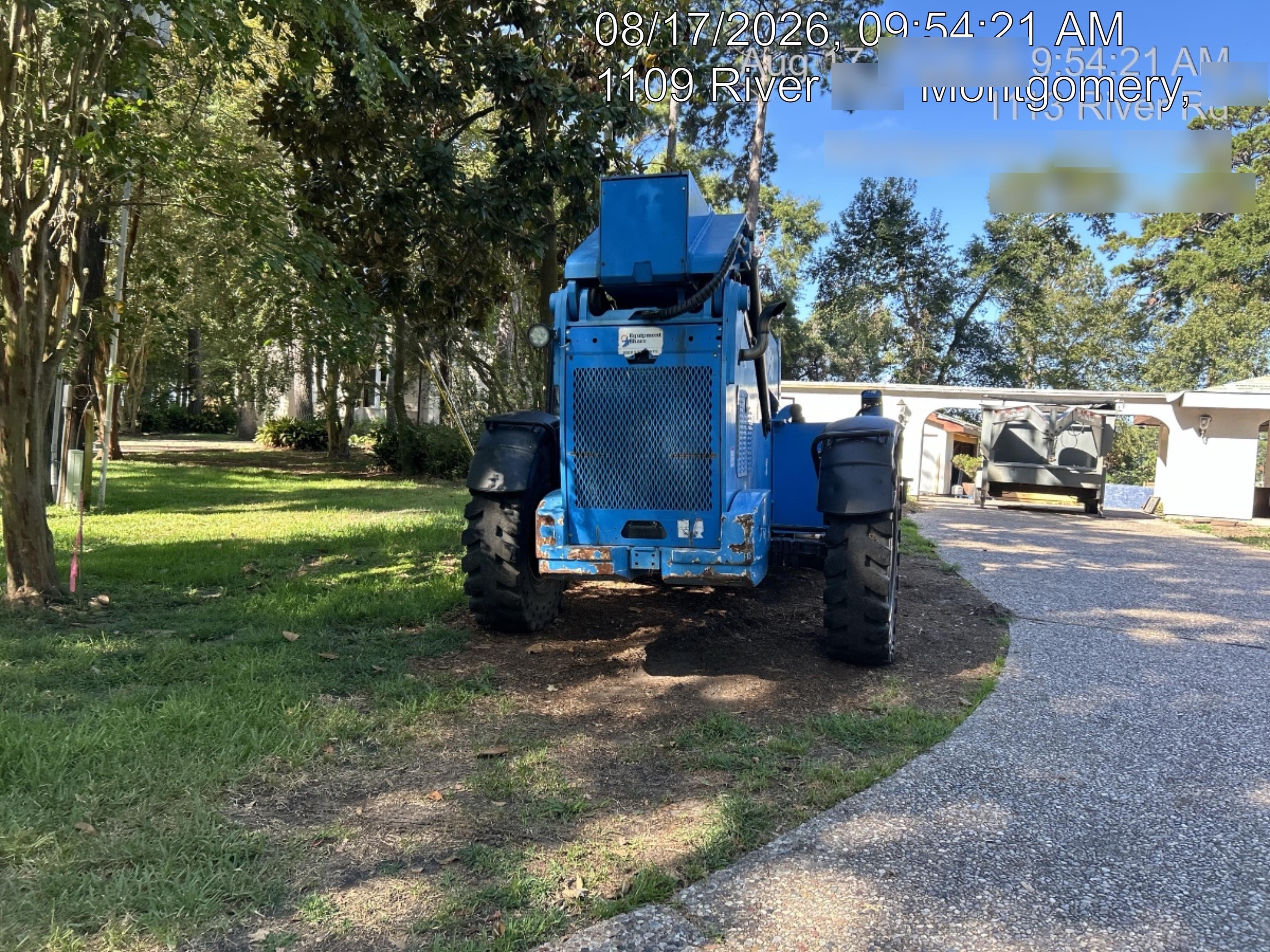2018 Genie GTH-1056 Genie GTH-1056 w/Open ROPS, Solid Tires, Work Light/Beacon, 60" Carriage and Forks