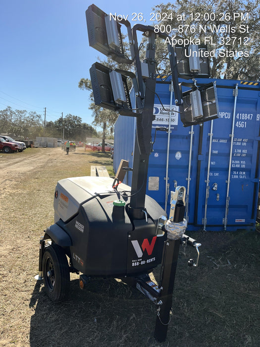 2024 Wacker Neuson LTT4 Diesel, Kohler KDW702, Deep Sea Controller, Auto Start, LED 320W, Bypass Outlet, T3