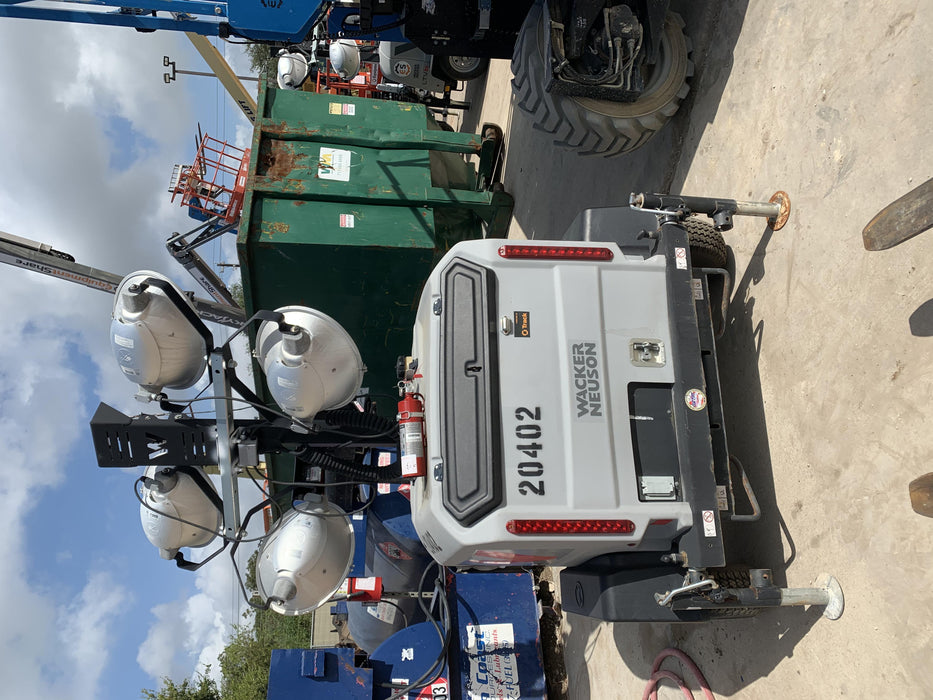 2018 Wacker Neuson LTV6L-MH LTV6L Mobile Light Tower w/Fuel Level Sensor Installed