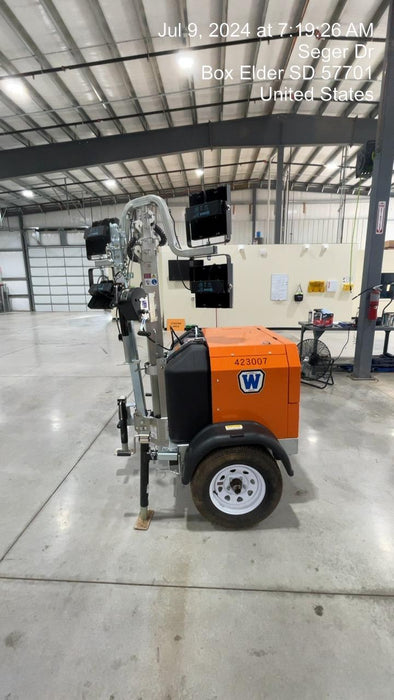 2024 Wanco WLTT-4MM4K Diesel, Deep Sea Controller, Shore Power Plug, Auto Start, (4) 350W LED Floodlights, 4kW Generator, 60 Gal Fuel Tank, 2" Ball, T3