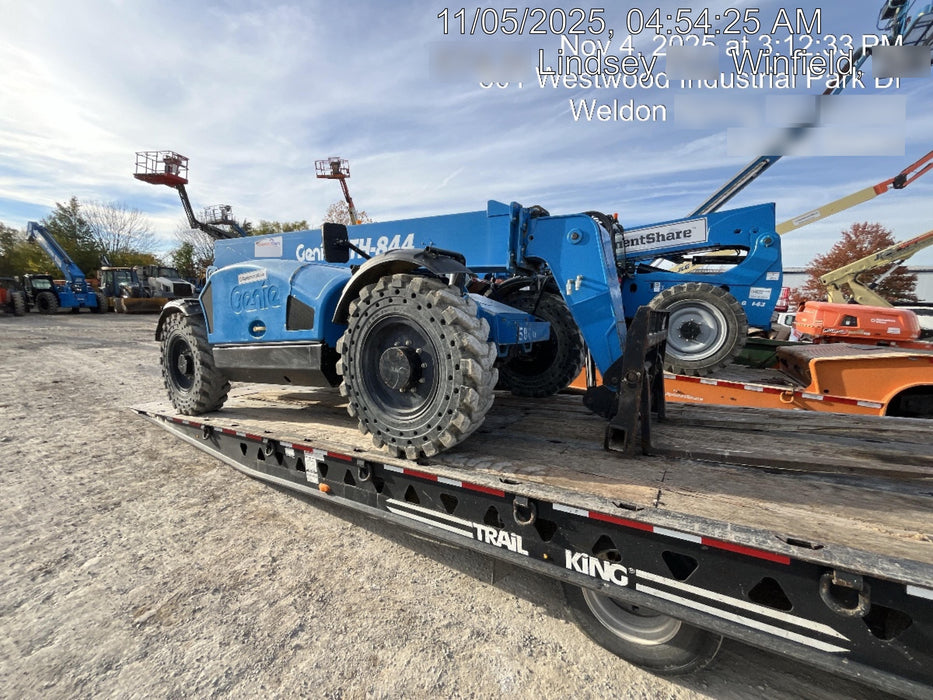 2017 Genie GTH-844 Genie GTH-844, Solid Tires, 60" carriage/forks, Full Cab, Work Lights