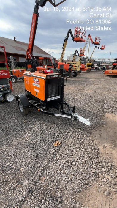 2022 Lincoln Electric LE400 Kubota V1505, Trlr, Cable Rack, Light Kit, ES Decals, T3