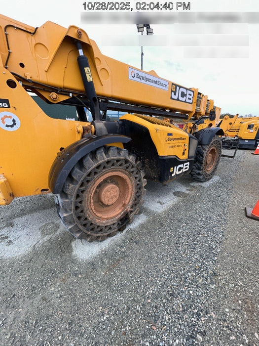 2020 JCB 512-56 Canopy, 74Hp, Solid Tires, Work Lights, Beacon, Aux Hydraulics, Back up Alarm, Lifting Eye, ES Decals