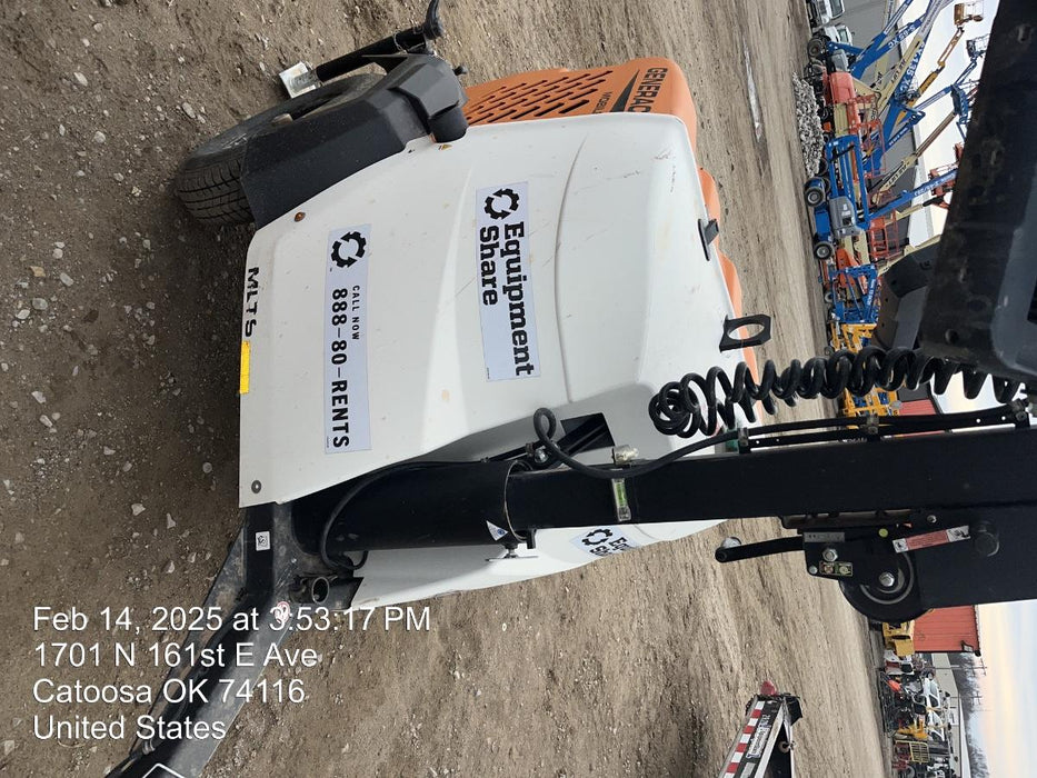 2024 Generac MLT2 Diesel, Flex Switch 120V Input, Powerzone Controller, 
(4) 320W LED Lights, 4kW Generator, 39.9 Gal Fuel Tank, 2" Ball, T3