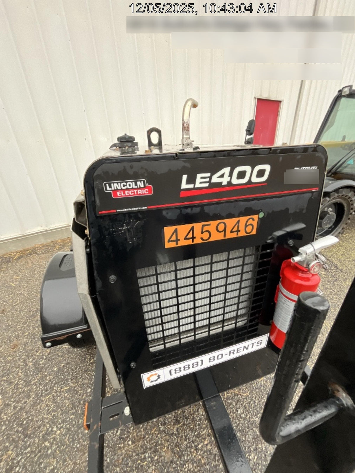 2024 Lincoln Electric LE400 Kubota V1505, Trlr, Cable Rack, Light Kit, ES Decals, T3