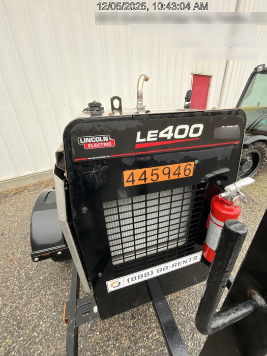 2024 Lincoln Electric LE400 Kubota V1505, Trlr, Cable Rack, Light Kit, ES Decals, T3