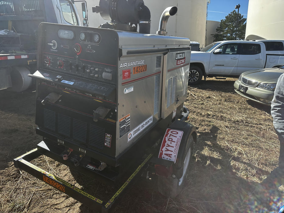 2021 Lincoln Electric Air Vantage 566 Air Vantage 566X Ready Pak 3 (includes trailer, cable rack, fender light kit); no telematics