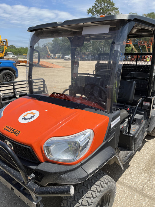 2022 Kubota RTV-X1140W-H Plastic Canopy, Windshield Acrylic Clear, LED Strobe Light, Wire Harness Kit, Back up Alarm