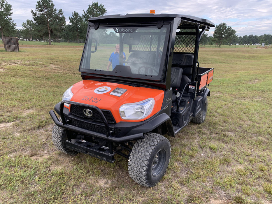 Kubota RTV-X1140W-H 4wd Utility Cart, LED Strobe, Windshield Tempered Glass, Pastic Canopy, Wire Harness Kit, Backup Alarm
