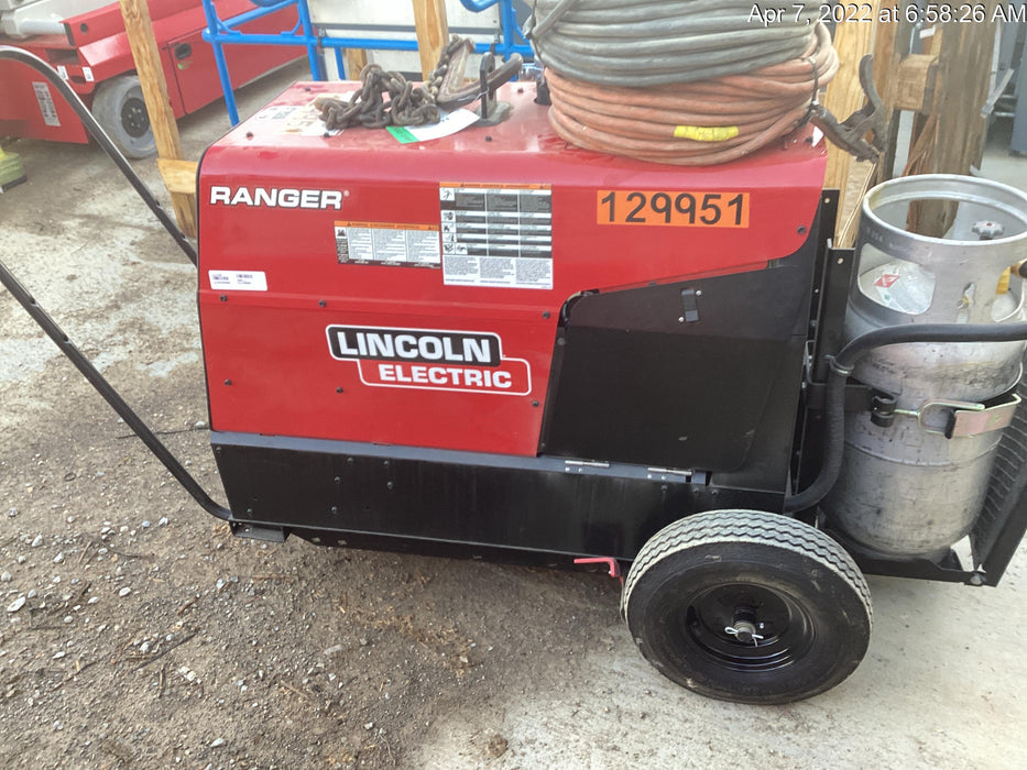 2021 Lincoln Electric Ranger 305 LPG K3430-1, Ranger 305 LPG, Undercarriage, Tank Holder & Strap, 10kw AC Gen, 25hp Kohler LPG Eng