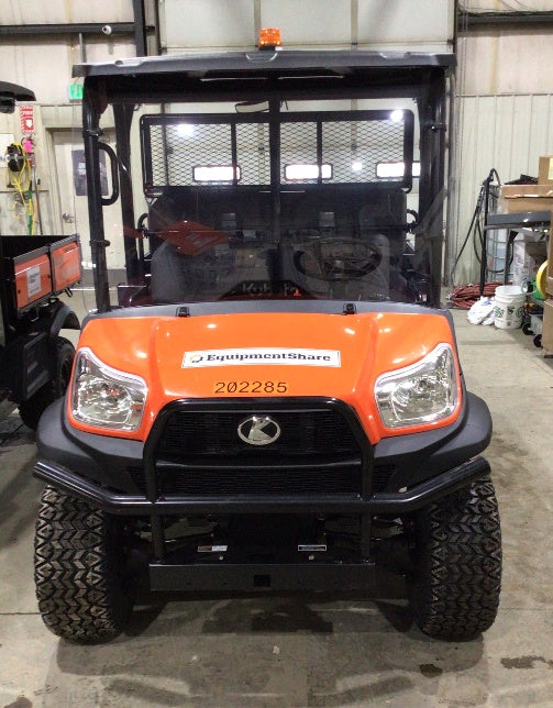 2022 Kubota RTV-X1140W-H Plastic Canopy, Windshield Acrylic Clear, LED Strobe Light, Wire Harness Kit, Back up Alarm