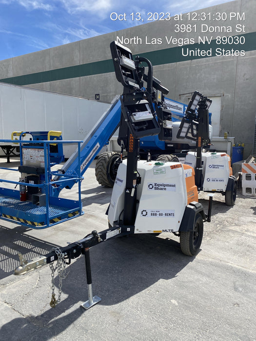 2023 Generac MLT2 Diesel, Flex Switch 120V Input, Powerzone Controller, (4) 320W LED Lights, 4kW Generator, 39.9 Gal Fuel Tank, 2" Ball, T3