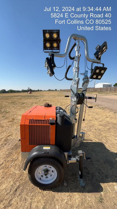 2024 Wanco WLTT-4MM4K Diesel, Deep Sea Controller, Shore Power Plug, Auto Start, (4) 350W LED Floodlights, 4kW Generator, 60 Gal Fuel Tank, 2" Ball, T3