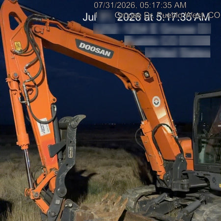 2019 Doosan DX85R-3 Standard Track Mini Excavator