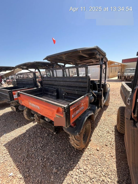 2020 Kubota RTV-X1140W-H Canopy, 4-Seater, Diesel, Windshield Acrylic Clear, LED Strobe, Backup Alarm