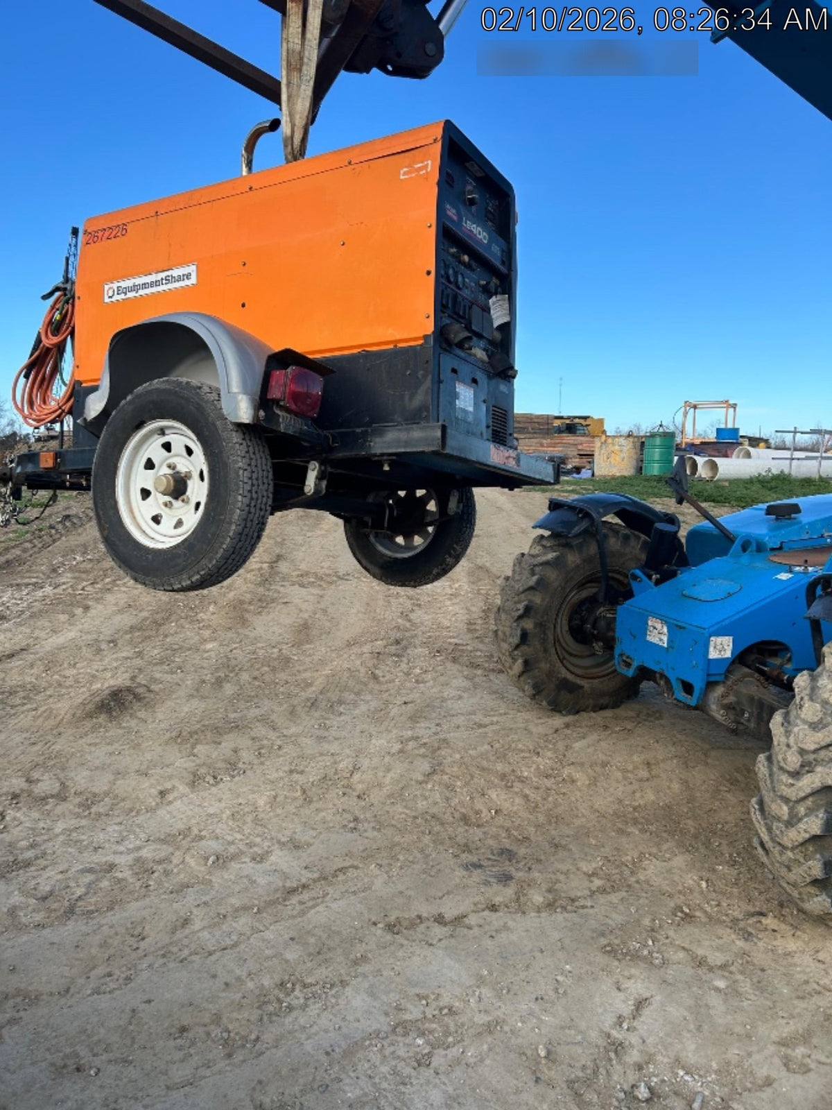 2022 Lincoln Electric LE400 Kubota V1505, Trlr, Cable Rack, Light Kit, ES Decals, T3