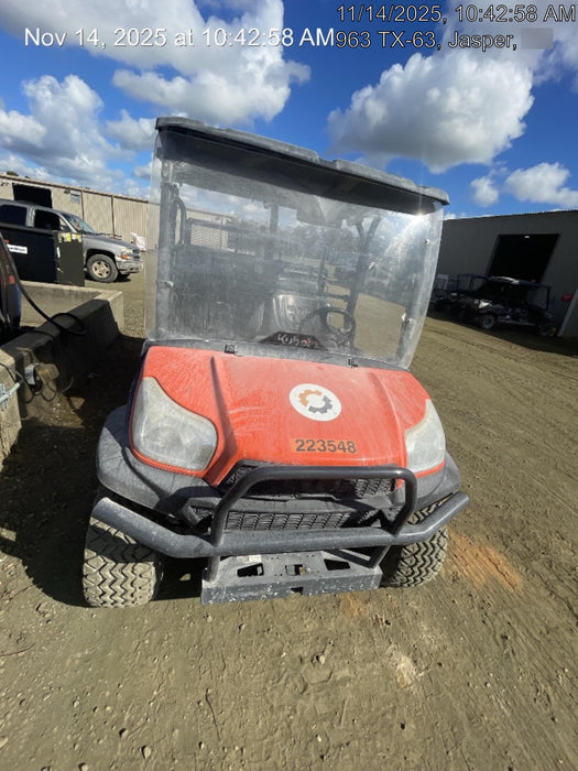 2022 Kubota RTV-X1140W-H Plastic Canopy, Windshield Acrylic Clear, LED Strobe Light, Wire Harness Kit, Back up Alarm