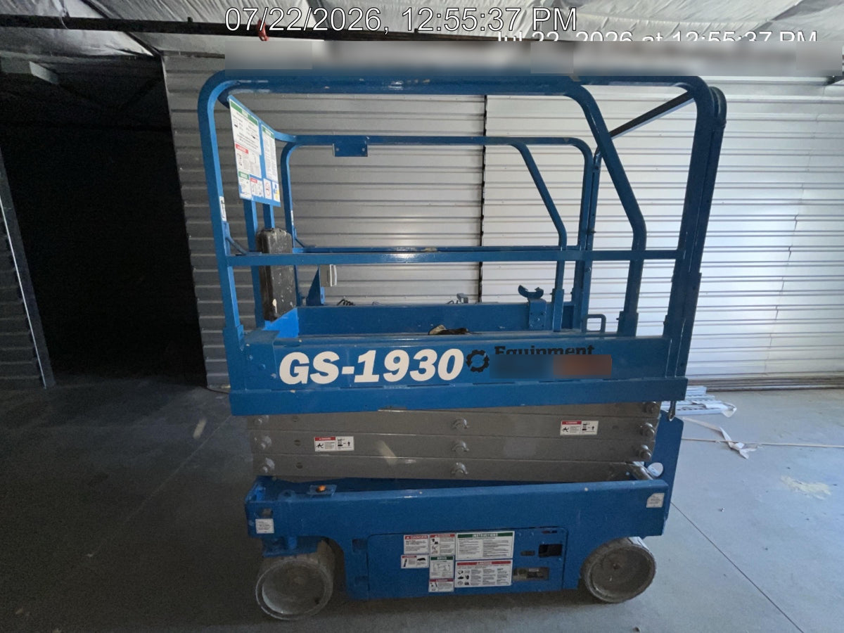 2019 Genie GS-1930 Fixed rails with chain Entry