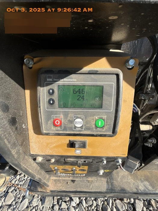 2022 Allmand NLV3GR (4) LED Light Fixture 350W, 23' Vertical Mast, 3kW Prime, Towable, Deep Sea L401, Leveling Jacks, Yanmar T4F 5.8hp