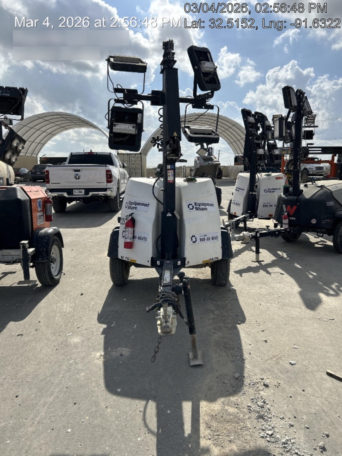 2023 Generac MLT2 Diesel, Flex Switch 120V Input, Powerzone Controller, (4) 320W LED Lights, 4kW Generator, 39.9 Gal Fuel Tank, 2" Ball, T3