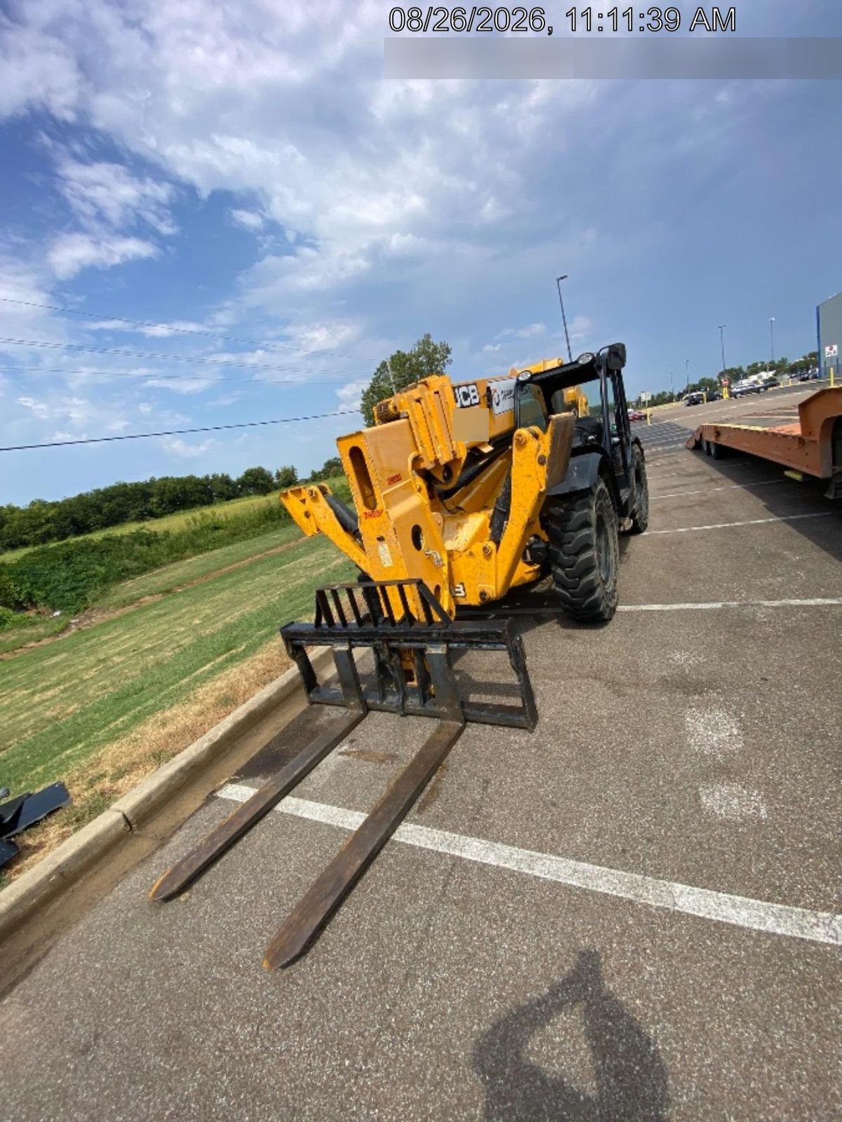 2020 JCB 510-56 Canopy, Solid Tires, Work Lights, Beacon, Aux Hydraulics, Back up Alarm, Lifting Eye, ES Decals