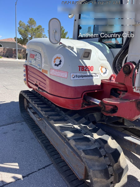 2020 Takeuchi TB290C Cab/Heat/Air, Rubber Tracks, Manual TAG QC