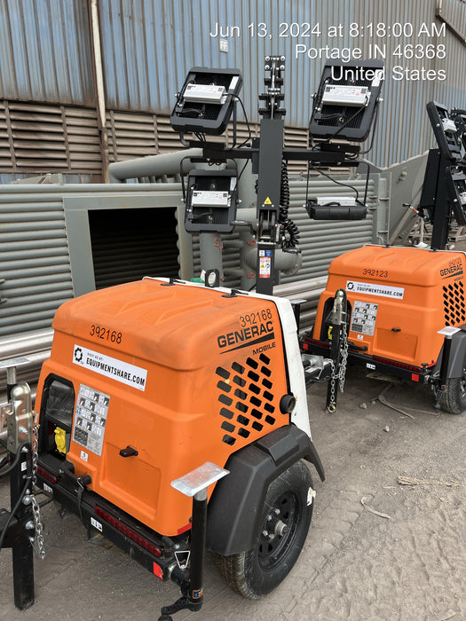 2024 Generac MLT2 Diesel, Flex Switch 120V Input, Powerzone Controller, 
(4) 320W LED Lights, 4kW Generator, 39.9 Gal Fuel Tank, 2" Ball, T3