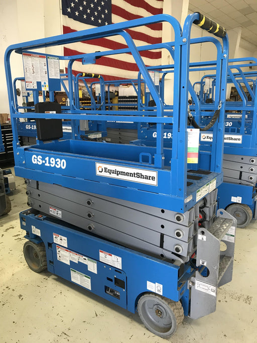 2019 Genie GS-1930 Fixed Rails with Chain Entry