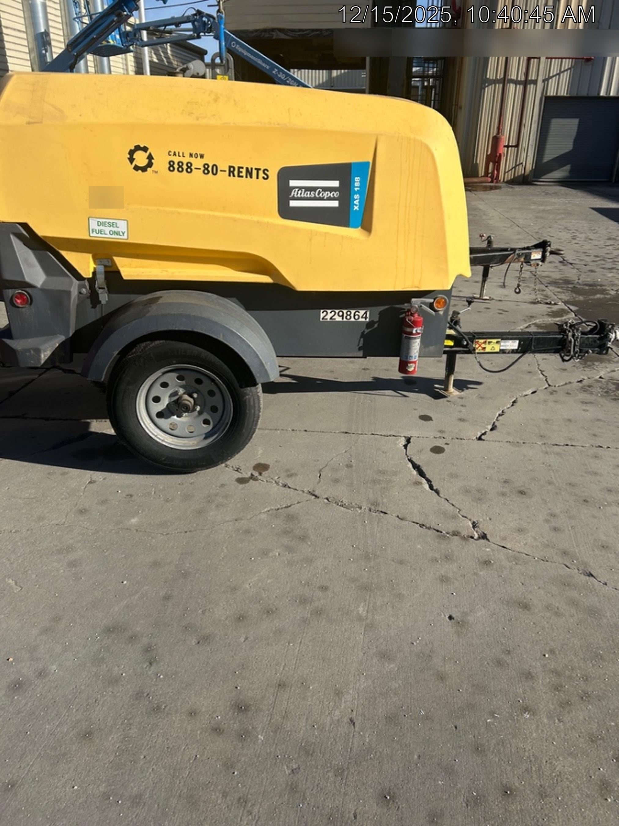 2022 ATLAS COPCO XAS188 CWK