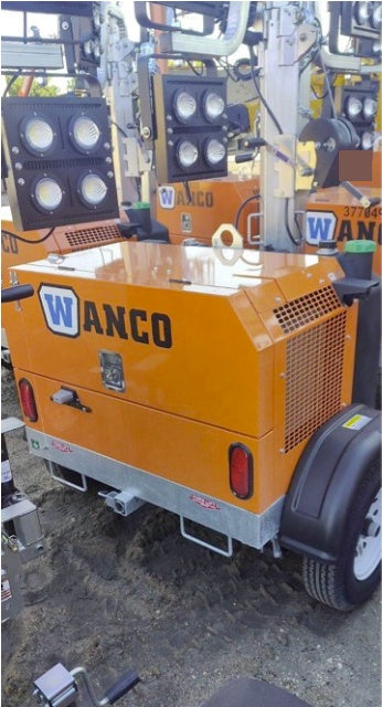 2023 Wanco WLTT-4MM4K Diesel, Deep Sea Controller, Shore Power Plug, Auto Start, (4) 350W LED Floodlights, 4kW Generator, 60 Gal Fuel Tank, 2" Ball, T3