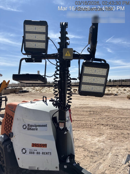 2024 Generac MLT2 Diesel, Flex Switch 120V Input, Powerzone Controller, 
(4) 320W LED Lights, 4kW Generator, 39.9 Gal Fuel Tank, 2" Ball, T3